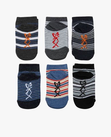  SKECHERS - Set 6 đôi vớ bé trai cổ thấp 