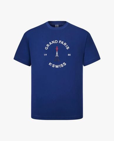  K-SWISS - Áo thun nam cổ tròn tay ngắn Grand Paris 