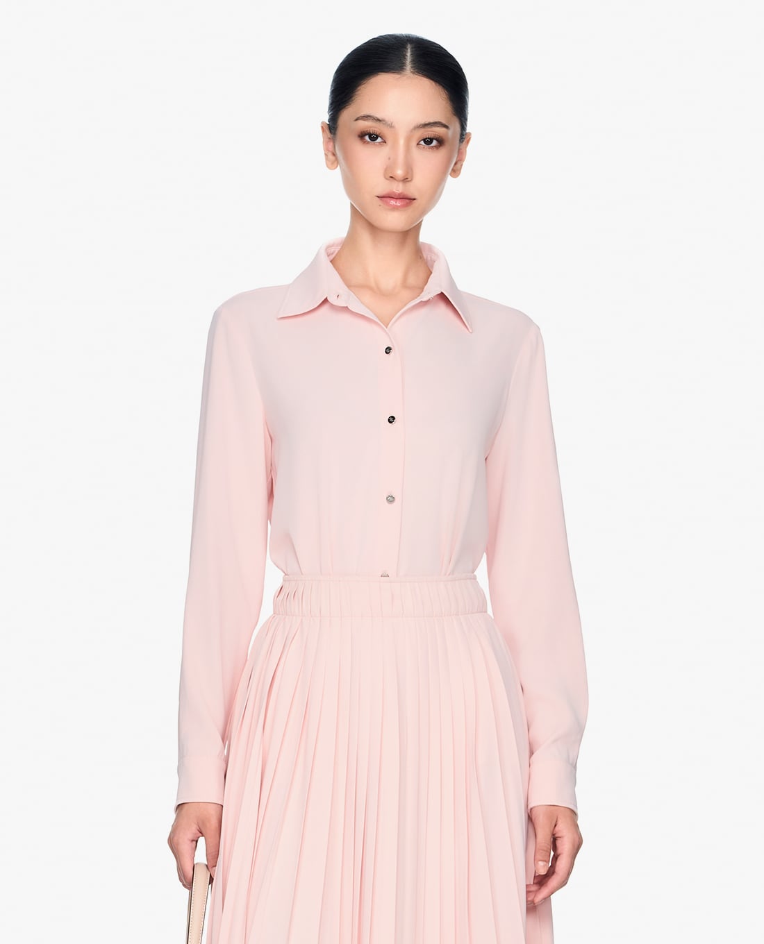 GIGI - Áo sơ mi nữ cổ bẻ tay dài hiện đại