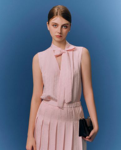  GIGI - Áo sát nách phối nơ buộc thời thượng 