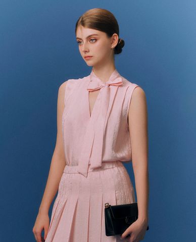  GIGI - Áo sát nách phối nơ buộc thời thượng 