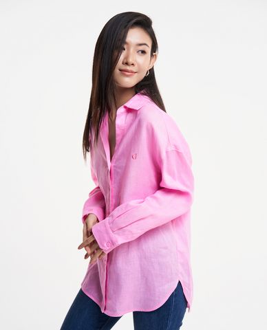  GIGI - Áo sơ mi nữ cổ bẻ tay dài thanh lịch 