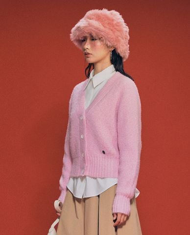  GIGI - Áo khoác cardigan nữ cổ V tay dài trẻ trung 