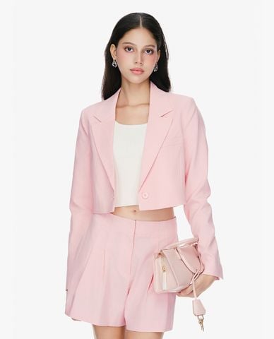 GIGI - Áo blazer nữ tay dài phom croptop trẻ trung 