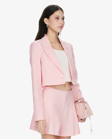  GIGI - Áo blazer nữ tay dài phom croptop trẻ trung 