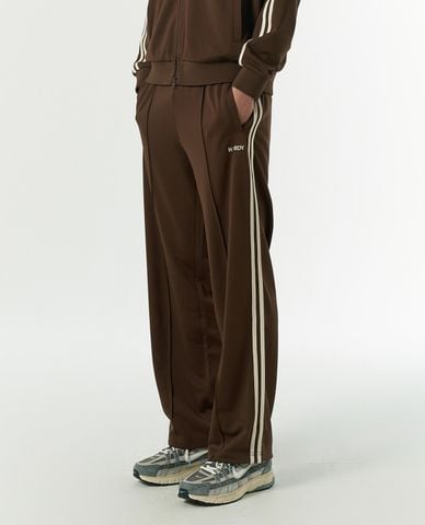  NERDY - Quần dài unisex ống rộng lưng thun Embroidered Logo NY Track 