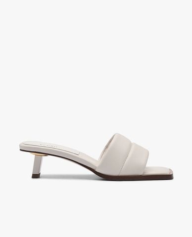  PEDRO - Giày mules cao gót nữ mũi vuông 