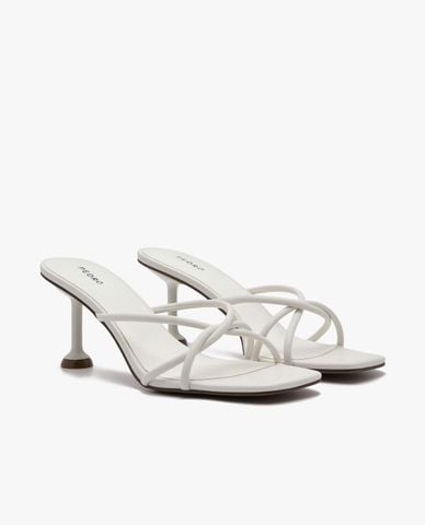  PEDRO - Giày mules cao gót mũi vuông Tindi 