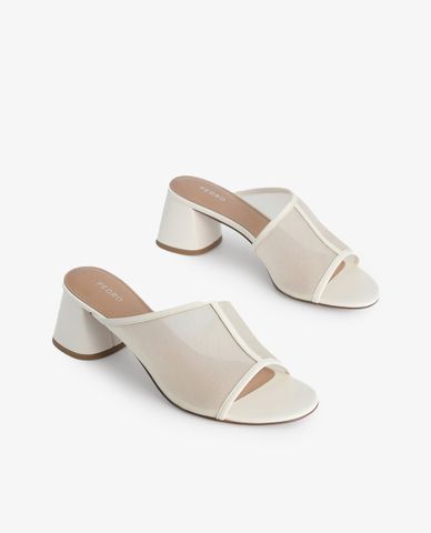  PEDRO - Giày cao gót hở mũi Mesh Heeled 