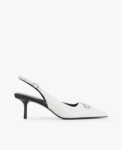  PEDRO - Giày cao gót nữ bít mũi Icon Leather Pointed 