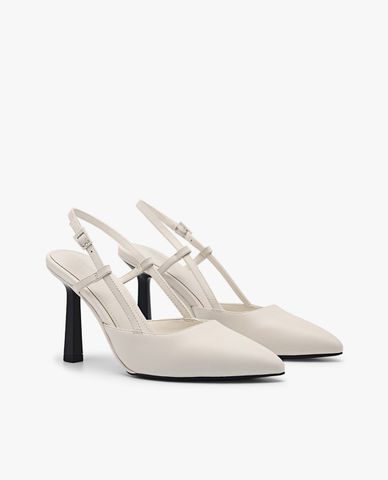  PEDRO - Giày cao gót nữ bít mũi Lyra Leather Slingback 