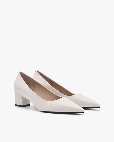  PEDRO - Giày cao gót nữ bít mũi đế trụ thời trang 