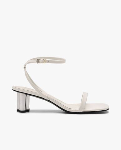  PEDRO - Giày sandals cao gót nữ mũi vuông Icon Leather 