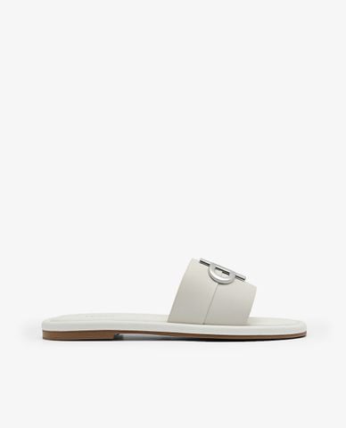  PEDRO - Dép nữ quai ngang mũi vuông Icon Leather 