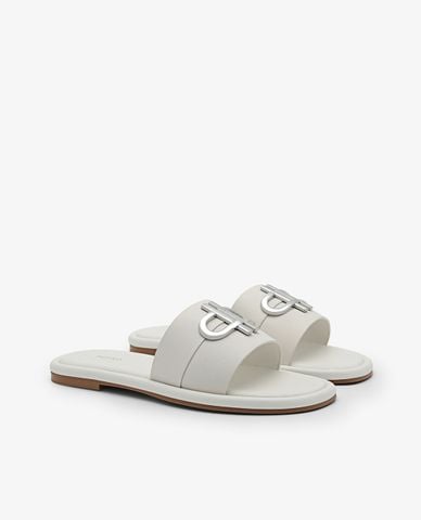  PEDRO - Dép nữ quai ngang mũi vuông Icon Leather 