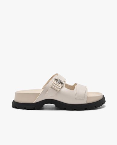  PEDRO - Dép nữ quai ngang phối khoá Icon Buckle 