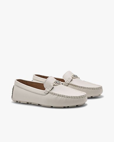  PEDRO - Giày lười nữ đế bệt mũi tròn Icon Leather 