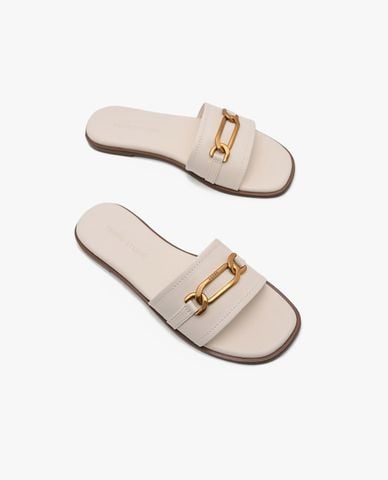  PEDRO - Dép nữ quai ngang phối khoá Studio Jeanne 