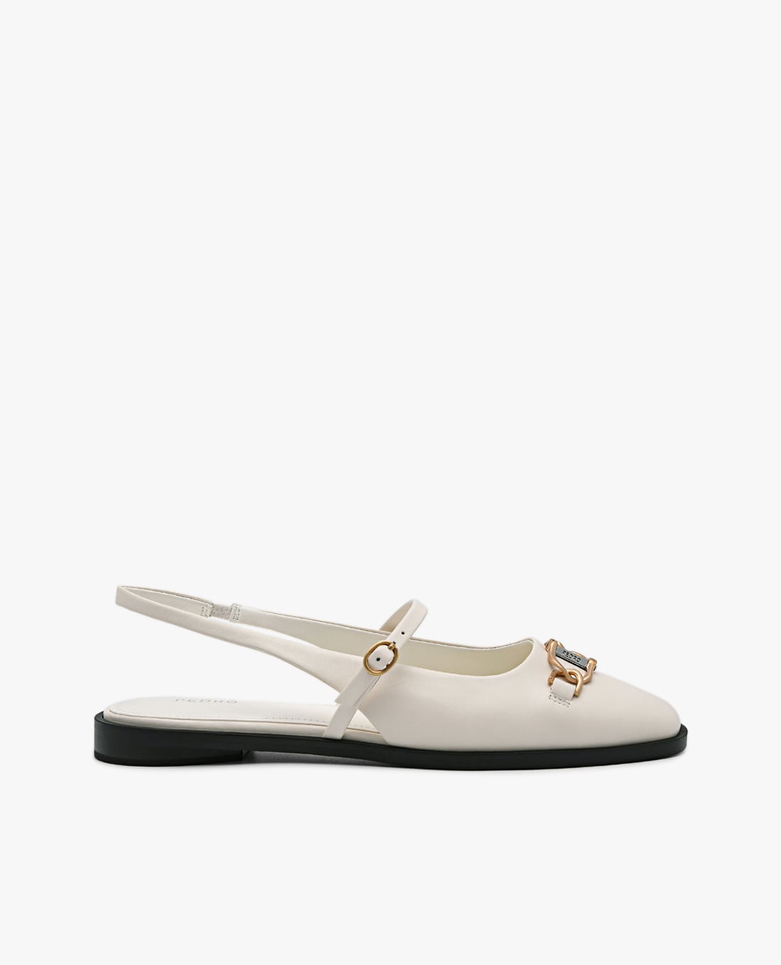 PEDRO - Giày sandals nữ đế bệt Jean Leather