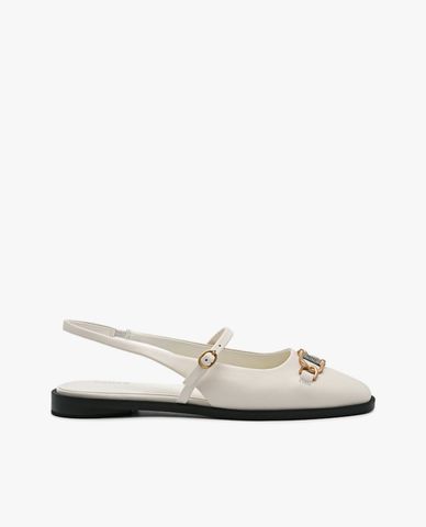  PEDRO - Giày sandals nữ đế bệt Jean Leather 