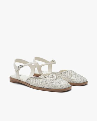  PEDRO - Giày sandals nữ đế thấp Marvel Ankle Strap 