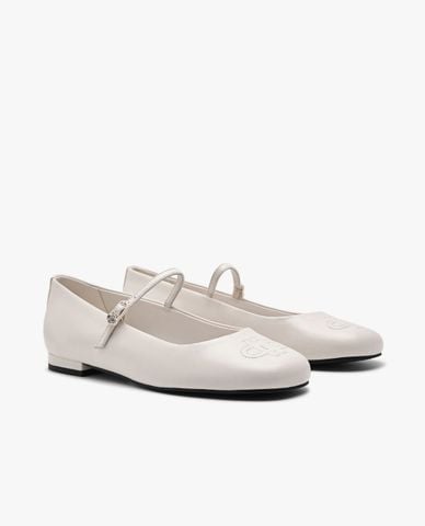  PEDRO - Giày búp bê nữ đế thấp Icon Leather 