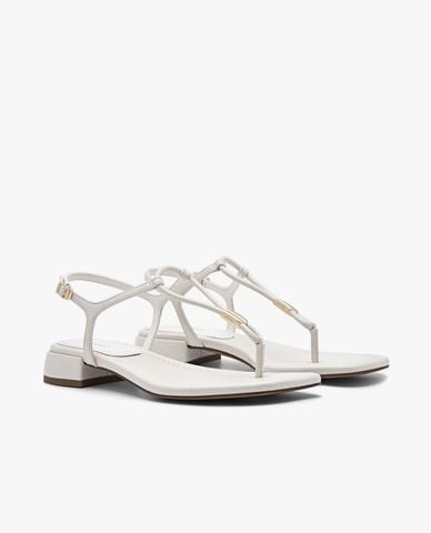  PEDRO - Giày sandals nữ đế thấp mũi vuông Slingback 