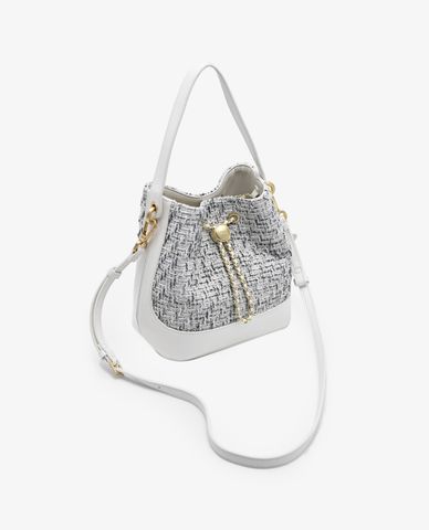  PEDRO - Túi rút dây nữ Tweed Bucket 