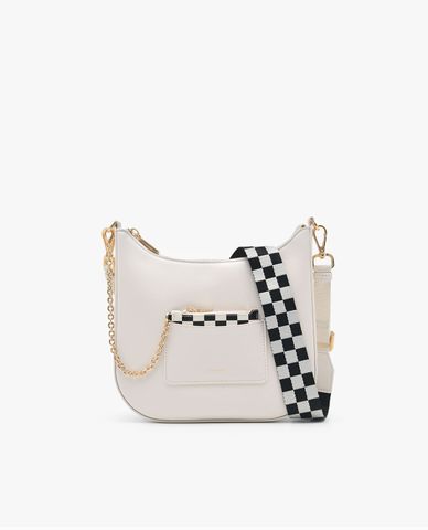  PEDRO - Túi đeo vai nữ phom vuông Checker Printed 