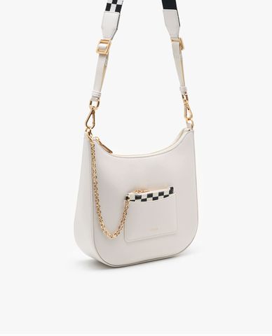  PEDRO - Túi đeo vai nữ phom vuông Checker Printed 