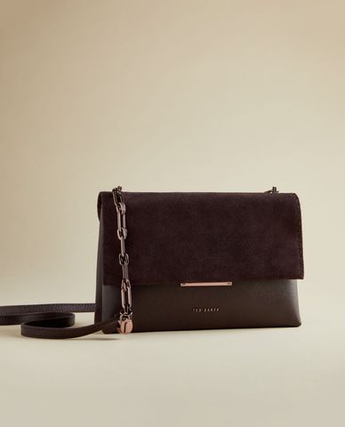  TED BAKER - Túi đeo chéo da lộn Rhodda 