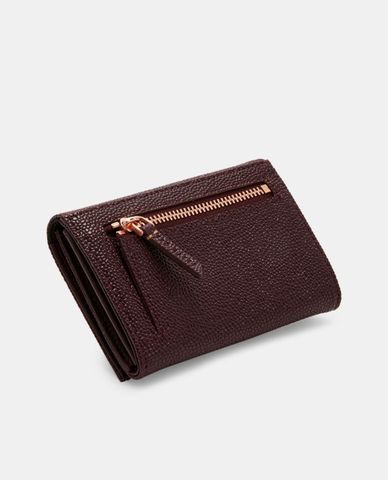  TED BAKER - Ví nữ khóa nam châm Leony Oxblood 