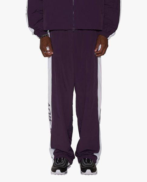 NERDY - Quần dài unisex ống rộng lưng thun Line Woven 