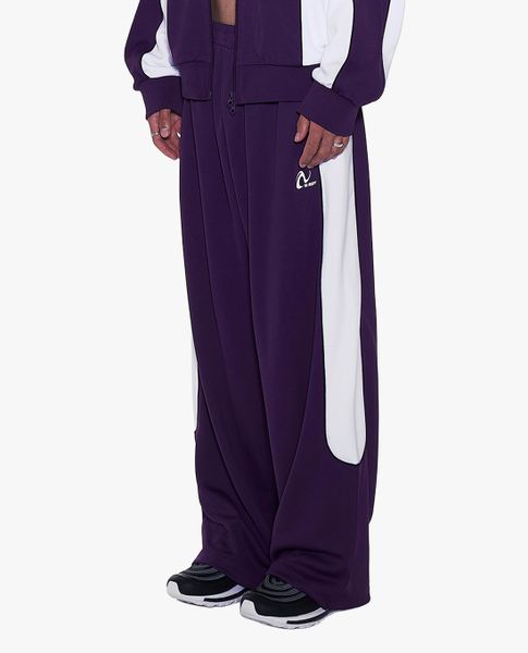  NERDY - Quần dài unisex ống rộng lưng thun Line 