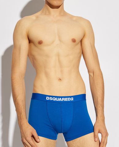  DSQUARED2 - Quần lót nam boxer phối logo thời trang 
