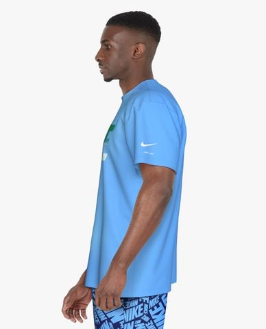  NIKE SWIM - Áo bơi nam cổ tròn tay ngắn Hydroguard 