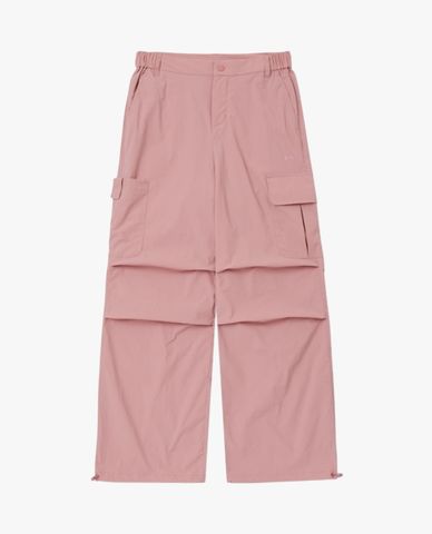  NERDY - Quần dài ống rộng unisex lưng thun Basic Cargo Woven 