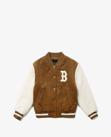  MLB - Áo khoác bomber Wool Fleece Sleeve 