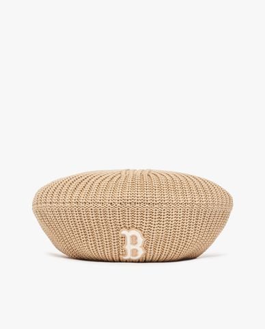 MLB - Nón beret tròn Knit 