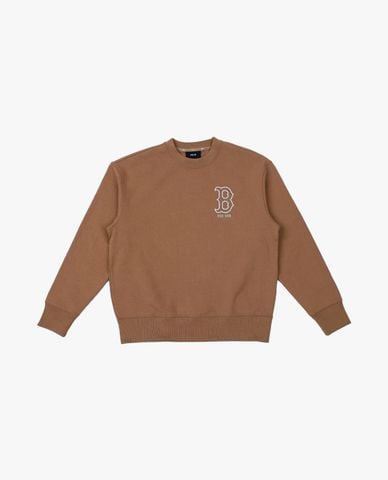  MLB - Áo sweatshirt unisex cổ tròn tay dài phối logo 