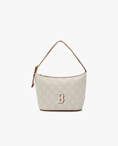  MLB - Túi đeo vai nữ Classic Mono Jacquard 