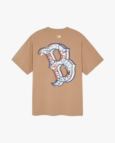  MLB - Áo thun unisex cổ tròn tay ngắn Basic Colorful Mega Logo 