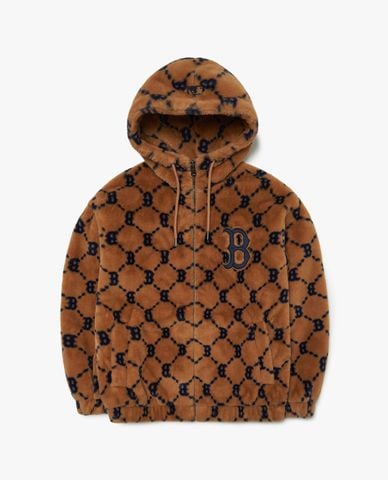  MLB - Áo khoác tay dài phối mũ Dia Monogram All Over 