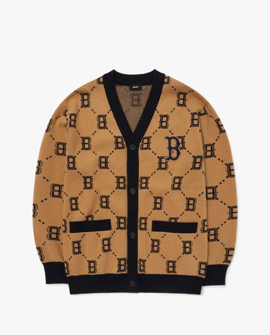  MLB - Áo khoác cardigan phom suông Dia Monogram All Over 