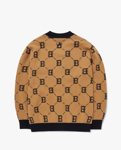  MLB - Áo khoác cardigan phom suông Dia Monogram All Over 