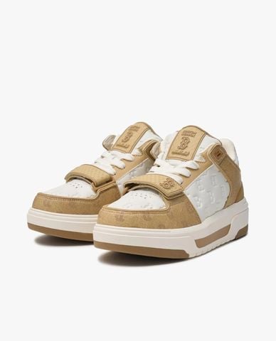  MLB - Giày sneakers unisex cổ thấp Chunky Liner Mid Classic Monogram 