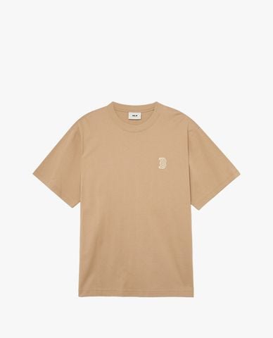  MLB - Áo thun unisex cổ tròn tay ngắn hiện đại 