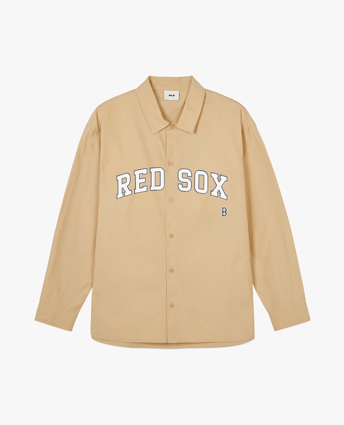 MLB - Áo sơ mi unisex cổ bẻ tay dài Varsity