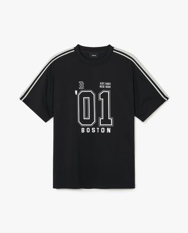  MLB - Áo thun unisex cổ tròn tay ngắn Sportive Varsity Track 