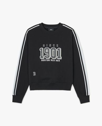  MLB - Áo sweatshirt nữ cổ tròn tay dài Sportive Varsity Track 
